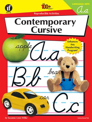 cover image of Contemporary Cursive, Grades K--6